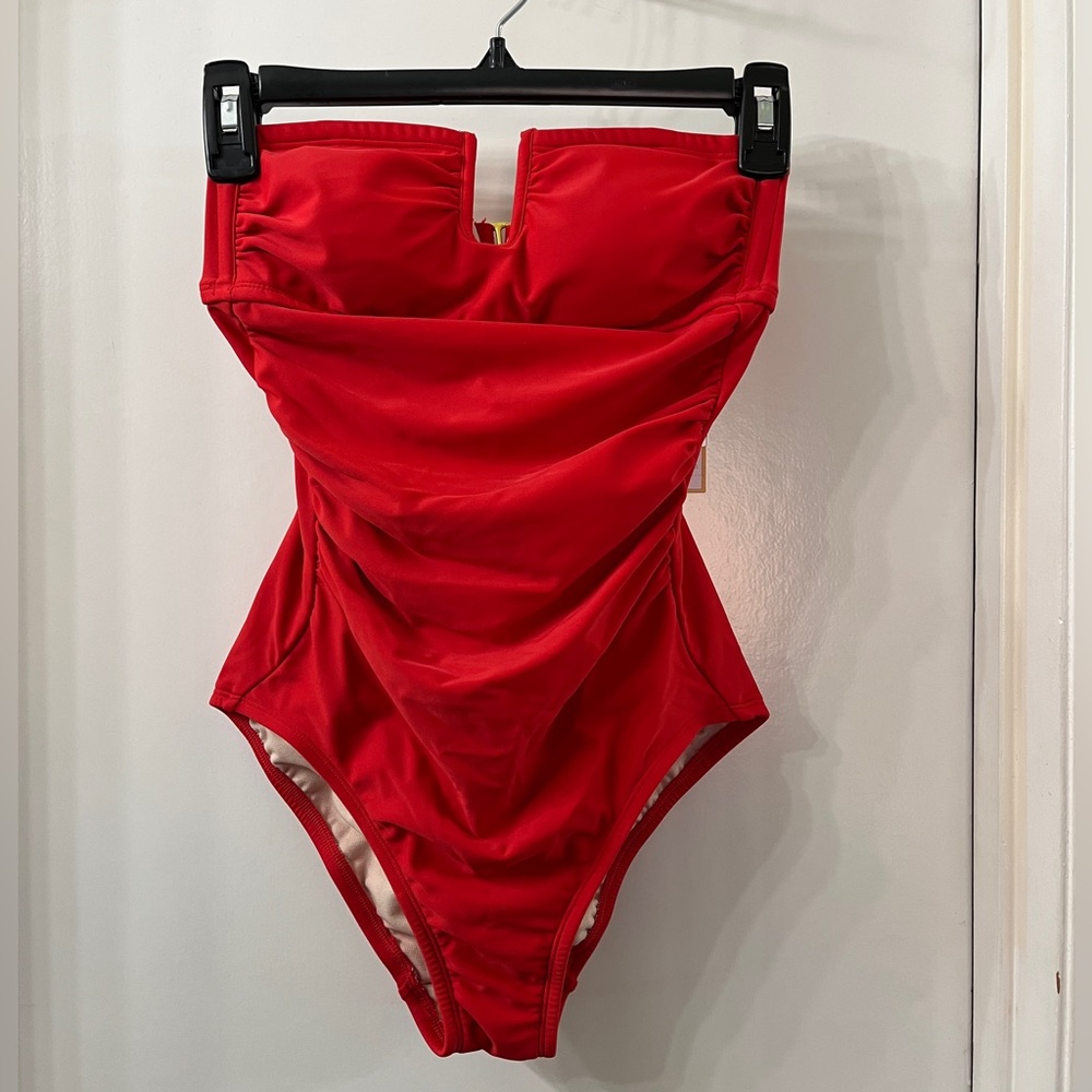 NWT Kona Sol Women's U-Wire Full Coverage One Piece Swimsuit - Picture 3 of 6